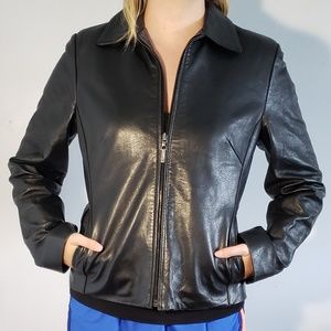 Colebrook &Co. Black leather jacket